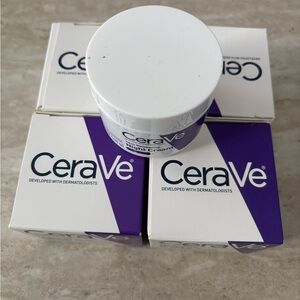 Lot Of 4 CERAVE Skin Renewing Night Cream 1.7 Oz Ceramides Peptides New In Box